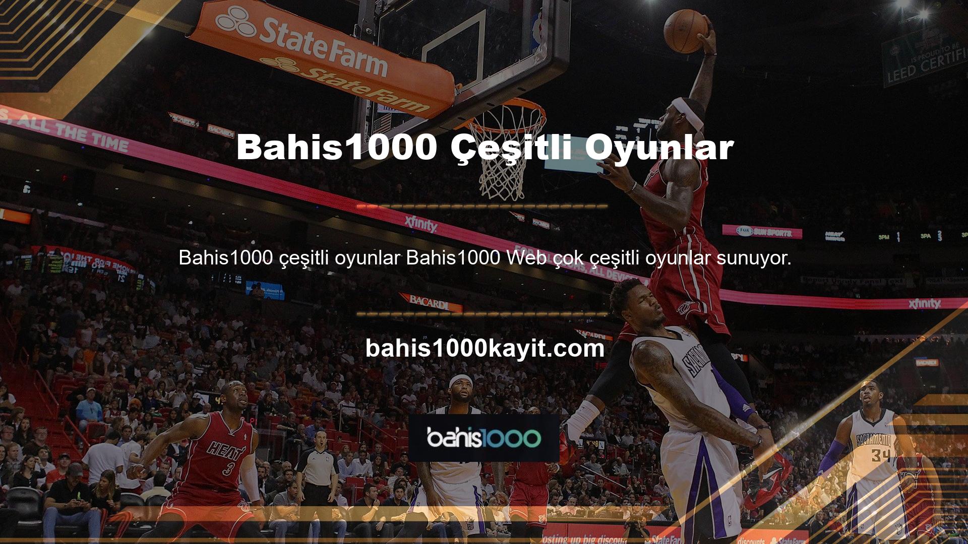Bahis1000 web sitesinde Türkiye'den ve dünyanın her yerinden üyeleri var